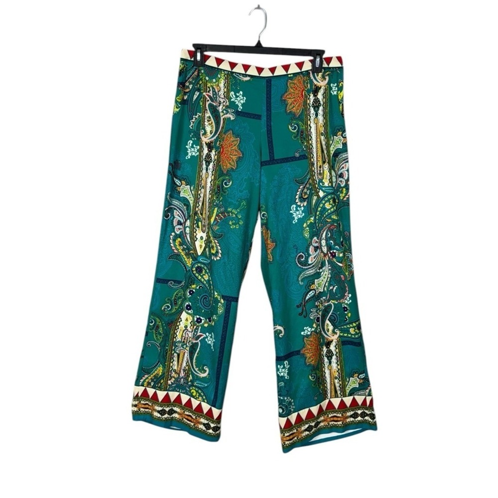 Womens Wide Leg Palazzo Pant Size 14 Hippie Festival Gypsy Indie Bohemian Beach